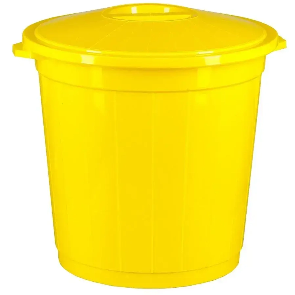 Бак 35л с крышкой (желтый) (комплект 10 шт)