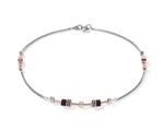 Колье-трансформер 4-in-1 сотуар Coeur de Lion Rosegold-Silver 5008/10-1631