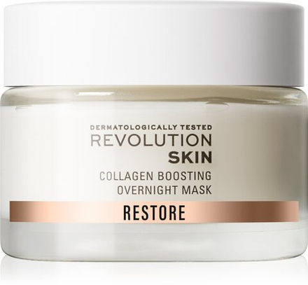 Revolution Skincare Restore Collagen Boosting - регенерирующая крем-маска на ночь, поддерживающая выработку коллагена /   50  ml  / GTIN 5057566621410