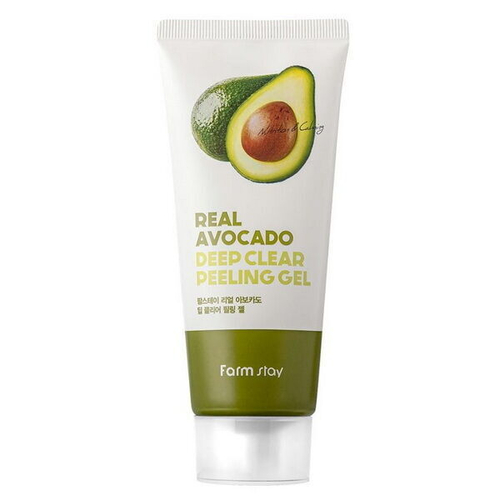 Пилинг-гель с экстрактом авокадо FarmStay Real Avocado Deep Clear Peeling Gel, 100мл