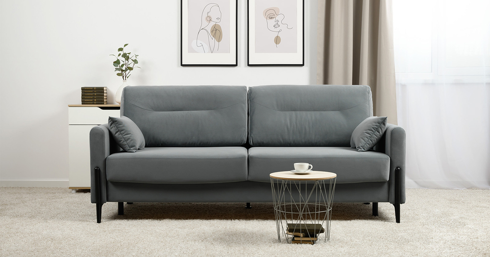 Барселона диван-кровать (СЕРО-ГОЛУБОЙ)