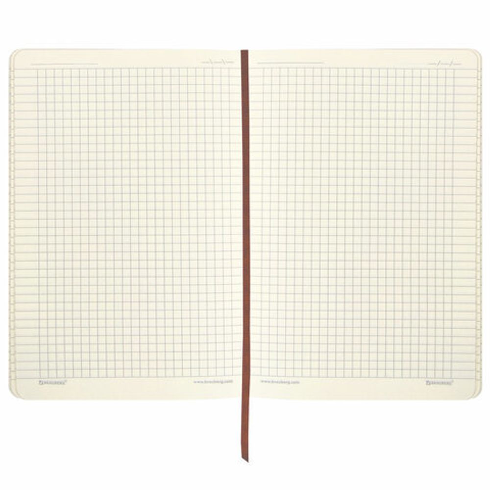 Блокнот в клетку с резинкой А5 (148x218 мм), 80 л., под кожу коричневый BRAUBERG "Metropolis Ultra", 111023