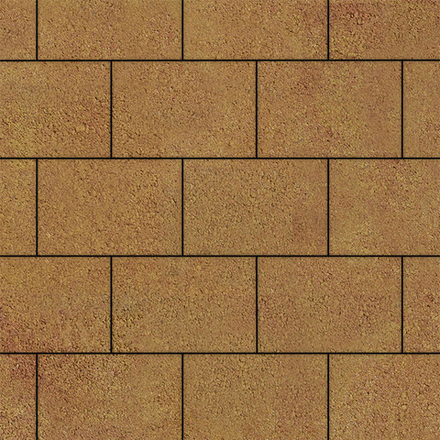 Тротуарная плитка ПРЯМОУГОЛЬНИК 300х200 мм - Листопад гладкий Сахара