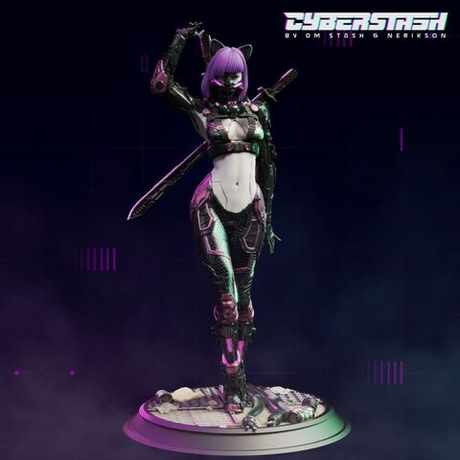 Миниатюры Киберпанк Cyberpunk 32мм 75мм