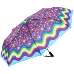 Зонт женский полуавтомат «Кланти», микс 6 цветов, 8 спиц, d-100см, длина в слож. виде 30см