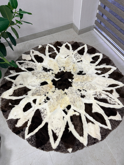 Ковер шкура натуральная овчина меховой