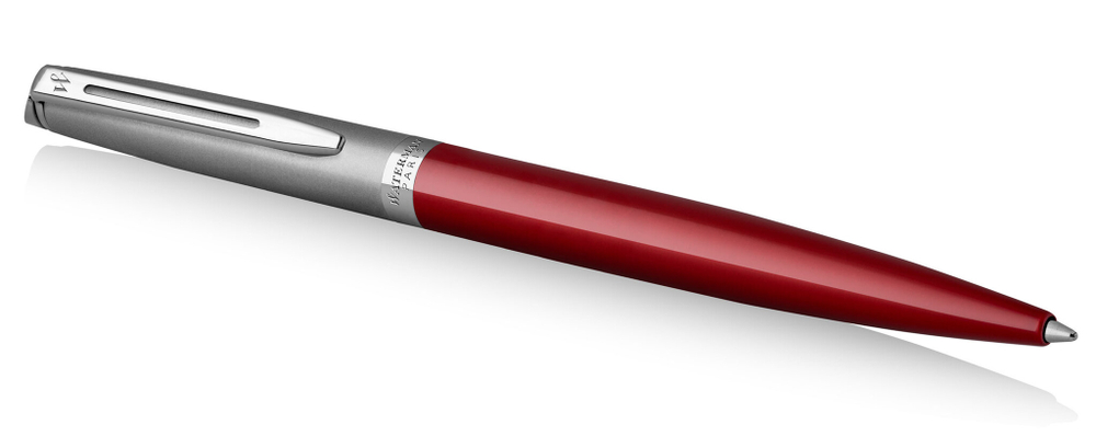 Шариковая ручка Waterman Hemisphere Entry Point Stainless Steel Red в подарочной упаковке