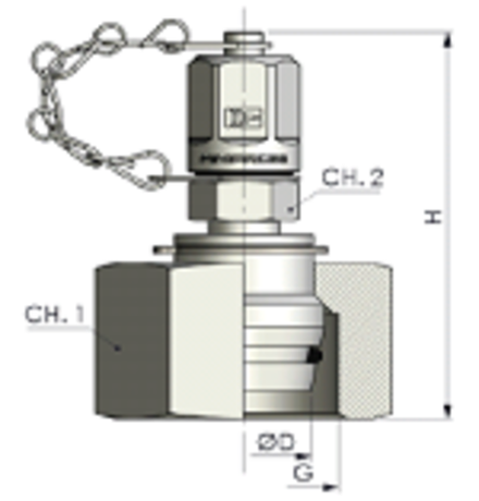 КТ 16x2 - DKO-L (Г) 14x1.5 08 o-ring (металл.)