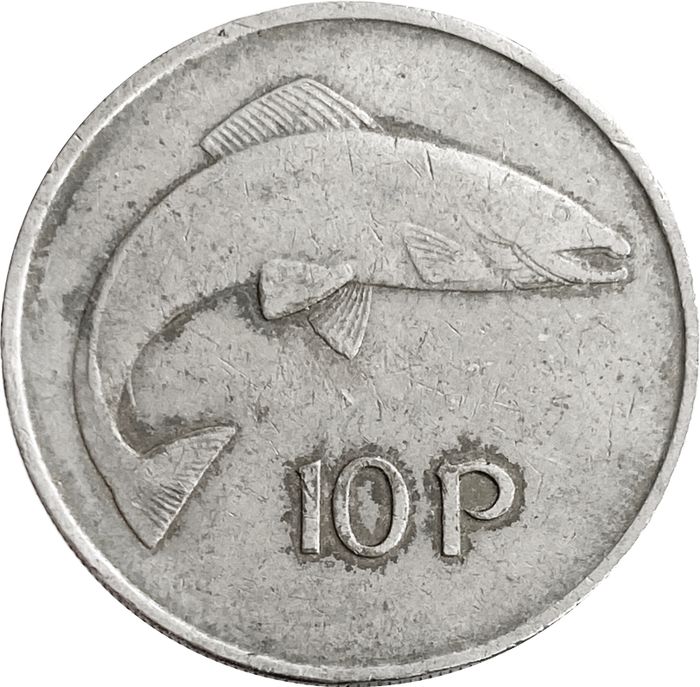 10 пенсов 1969-1986 Ирландия