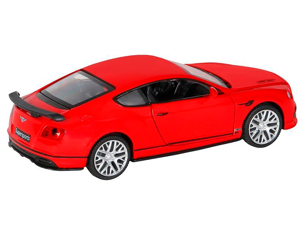 Машина "АВТОПАНОРАМА" Bentley Continental GT Supersports, красный, 1/32, в/к 17,5*12,5*6,5 см