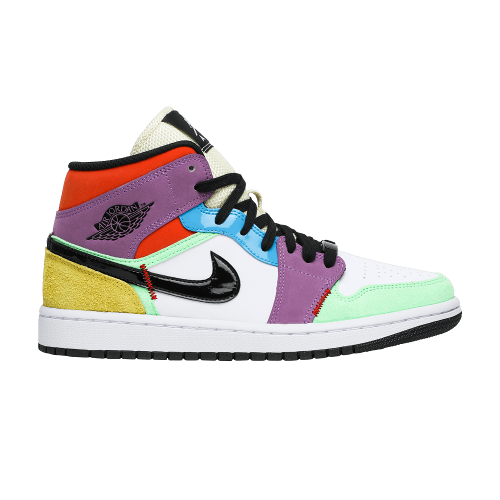 Кроссовки Jordan Air Jordan 1 Mid Se "Lightbulb" (Женская размерная сетка)