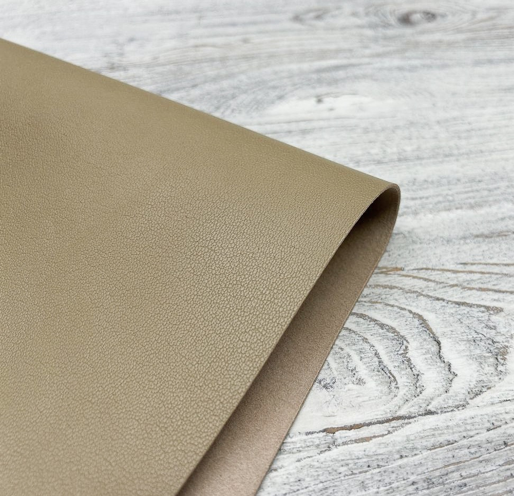 Poncho Lux Rattang (1,2-1,4 мм), цв. Бежевый, натуральная кожа козы