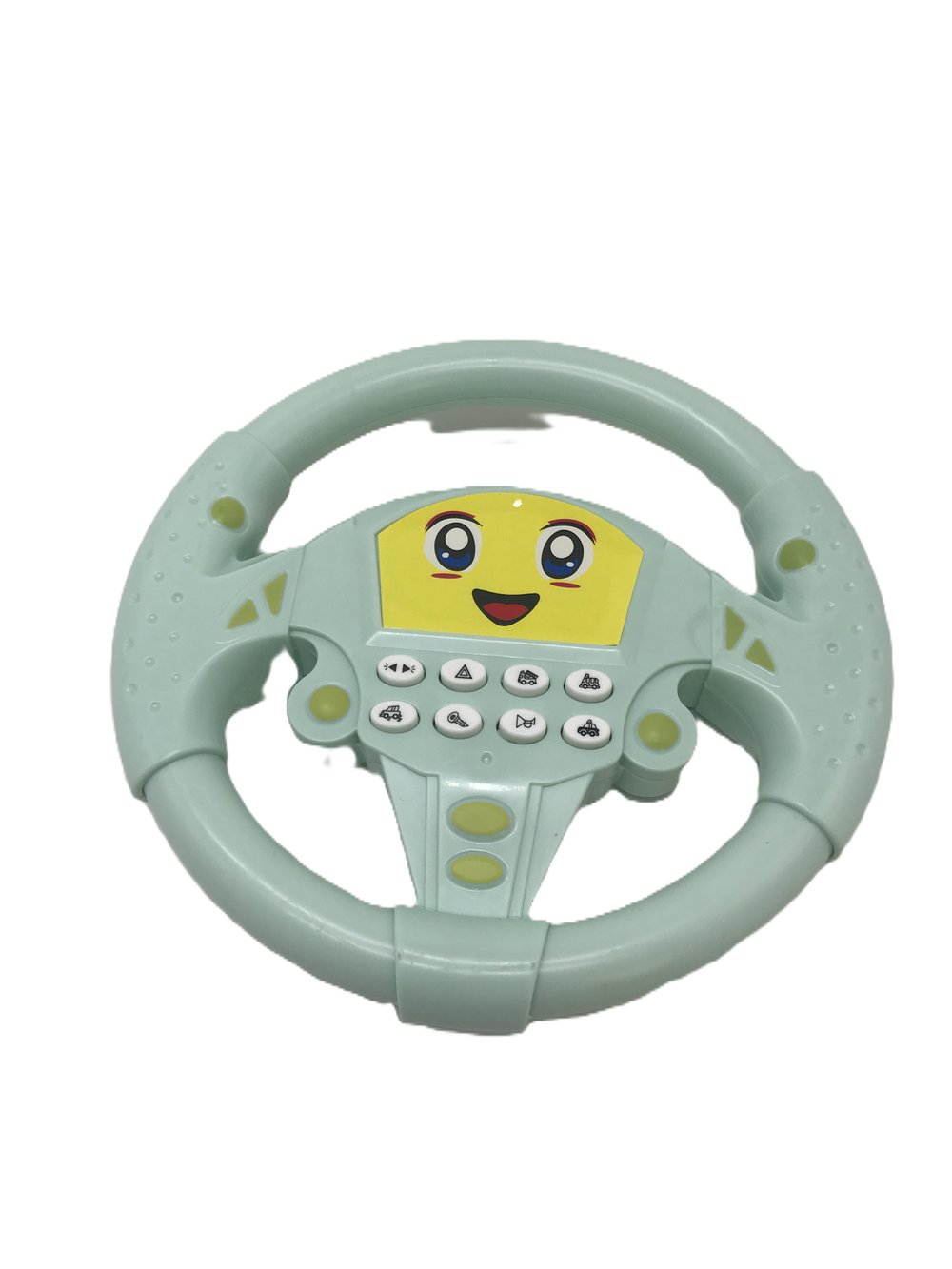 Игрушка Руль музыкальный Смайлик (3260B-1)	 цвет салатовый