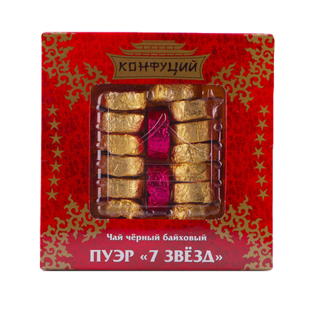 Чай черный Конфуций Пуэр 7 звезд, 100 г