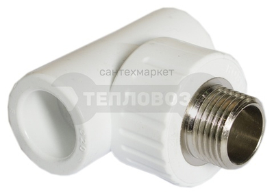Тройник переход. 32*1/2*32 нар.резьба РосТурПласт 10758