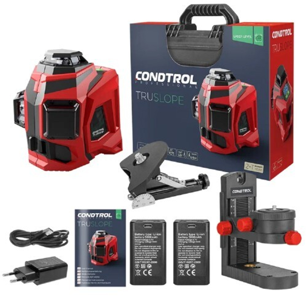 Лазерный уровень CONDTROL XLiner TruSlope 1-2-424