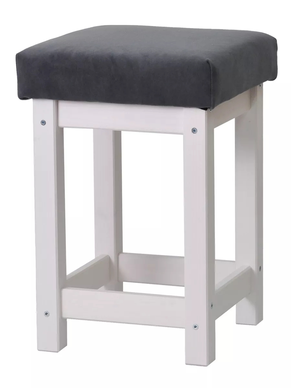 Табурет Икеа с мягким сиденьем из сосны