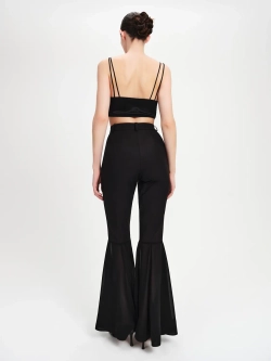 Брюки клеш черные OLA OLA