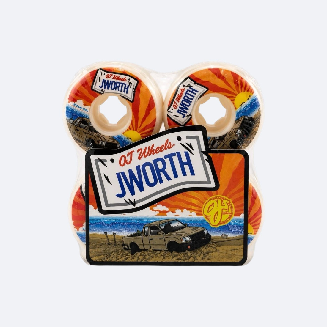 Купить Колеса OJ Wheels Hardline John Worthington Elite (white) 99a