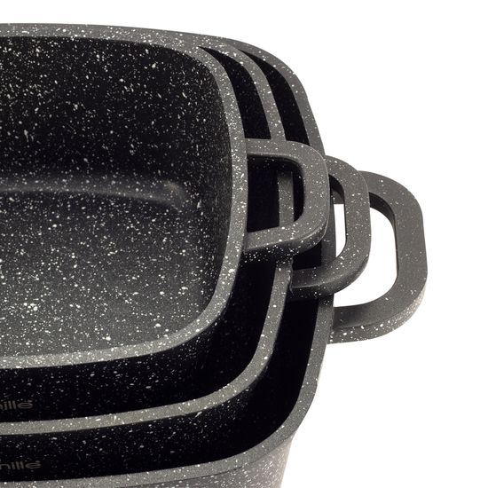 Набор посуды 6 предметов с прихватками Kamille KM 4435 из литого алюминия