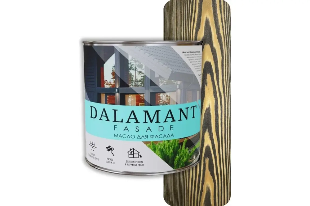 Масло для фасада Dalamant Fasade эбен