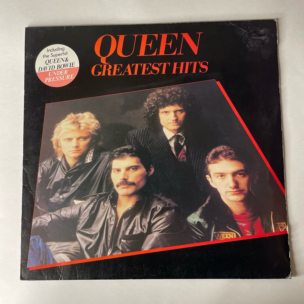 Винтажная виниловая пластинка LP Queen Greatest Hits (Германия 1982) Bohemian Rhapsody