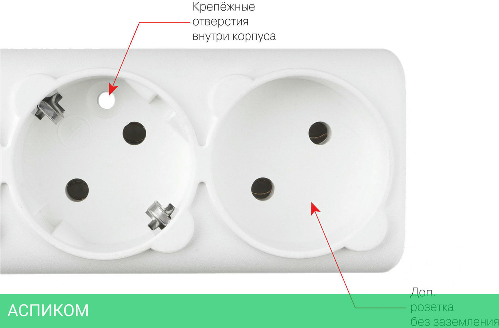 Сетевой фильтр Power Cube SPG(5+1)-16B-3М