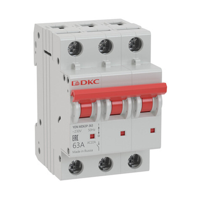 Выкл. нагр. модульный YON MD63P 3P 40А