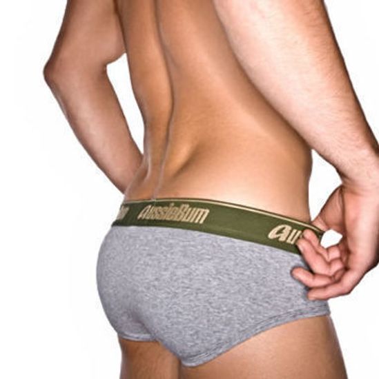 Мужские трусы брифы Aussiebum Cotton Soft Brief Mountain Grey