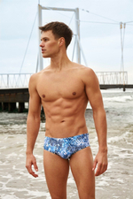 Мужские плавки с принтом в виде тигров в джунглях Doreanse (Размер: XL) (Цвет: синий)