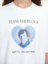 Футболка (Team Sherlock), белая