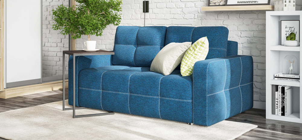 Диван Dandy Compact рогожка Malmo синий