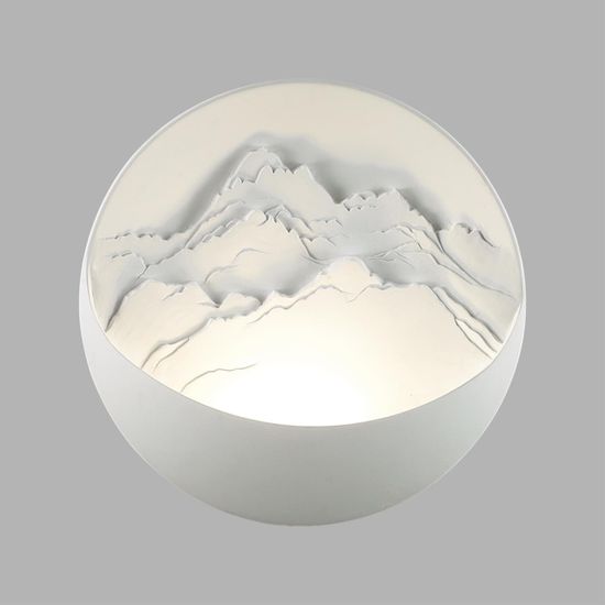 7168/6WL HIGHTECH ODL26 427 Настенный светильник  белый/гипс/металл IP20 LED 12W 3000K 220-240V MONTANA