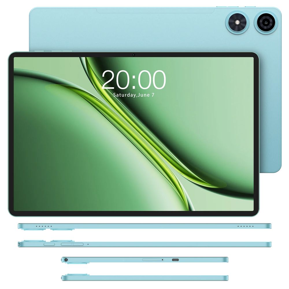 Планшет Teclast P50, 2025, 11&quot; IPS HD 90 Гц, 20 ГБ (8 ГБ+12 ГБ)/128 ГБ, Premium Set, голубой + Клавиатура + Чехол