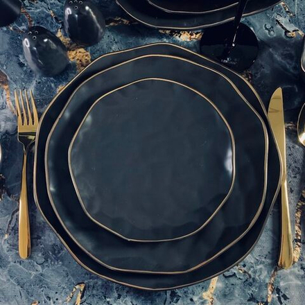 Lenardi 118-001 Набор из 6 тарелок 20,5х2,5см МАРОККО в под.уп.(х6)Фарфор