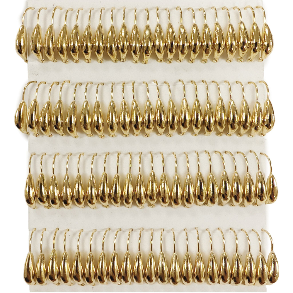 Мормышки вольфрамовые №3 Банан, цвет золото, 0,85 гр.( набор 10 штук) цена указана за 1 штук