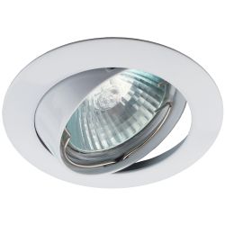 KL1A WH Светильник ЭРА литой простой пов. MR16,12V/220V, 50W белый | Литые встраиваемые светильники