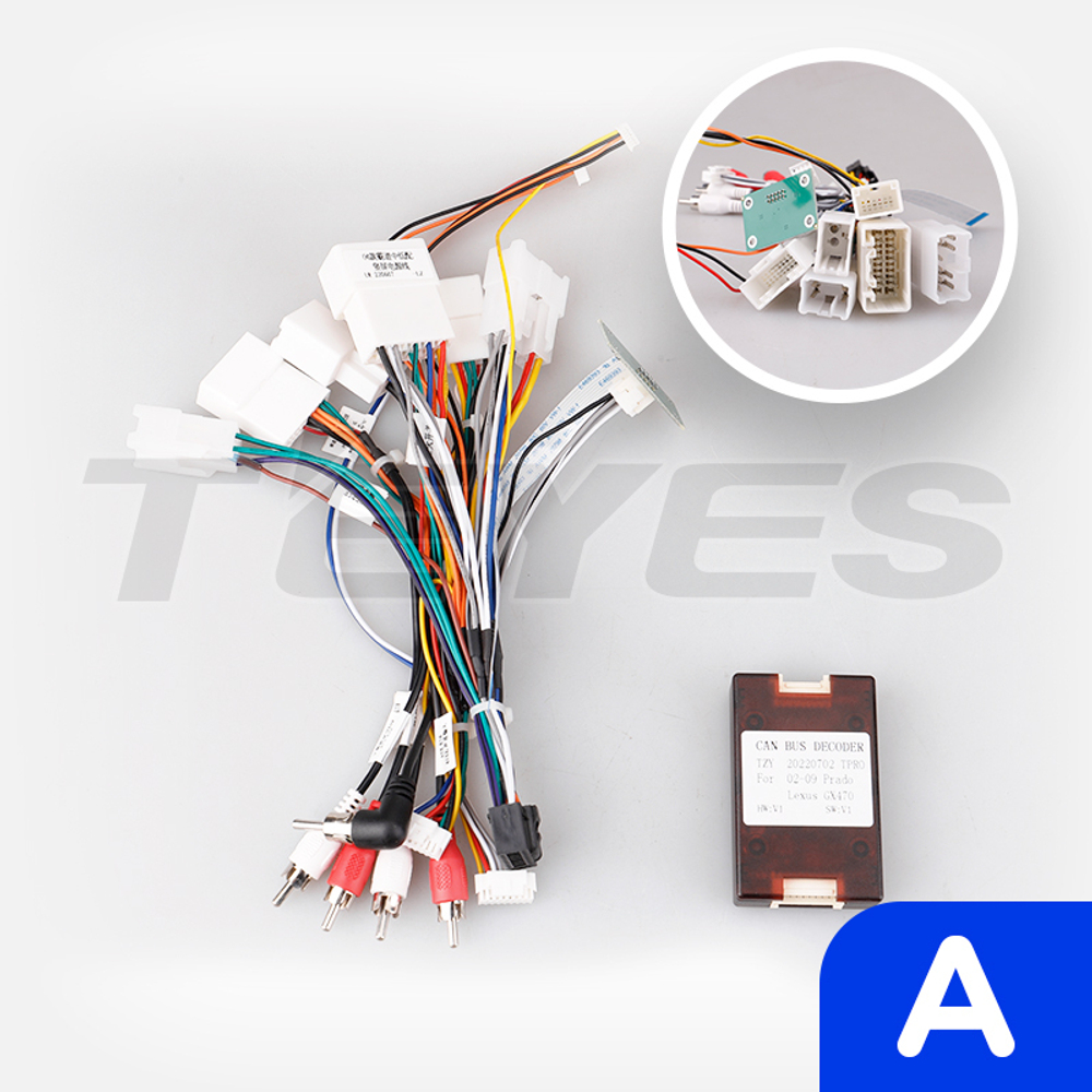 Магнитола для Toyota Land Cruiser Prado 120, Lexus GX470 (экран климата внизу) - Teyes TPRO 2 монитор 9.7" в стиле "Тесла" на Android 10, 4G SIM-слот