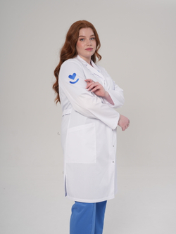 Халат медицинский женский | Х-203 кб с вышивкой панацея