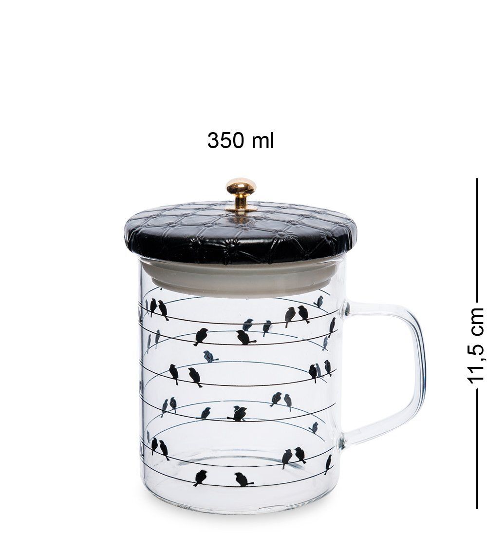 GS- 53/2 Кружка с крышкой «Птичий ансамбль» 350мл