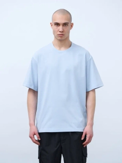 Футболка оверсайз (голубой) 230 г