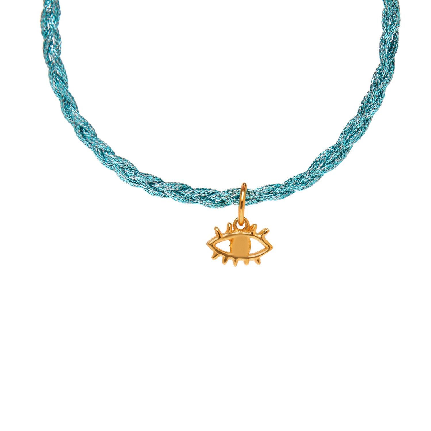 Браслет Tiny Eye Metallic Bracelet – Turquoise