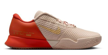 Женские Кроссовки теннисные Nike Zoom Vapor Pro 2 Clay Premium - Бежевый, Коричневый, Золотой