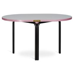 Столик кофейный Ror, 75х50 см, черный/серый/розовый