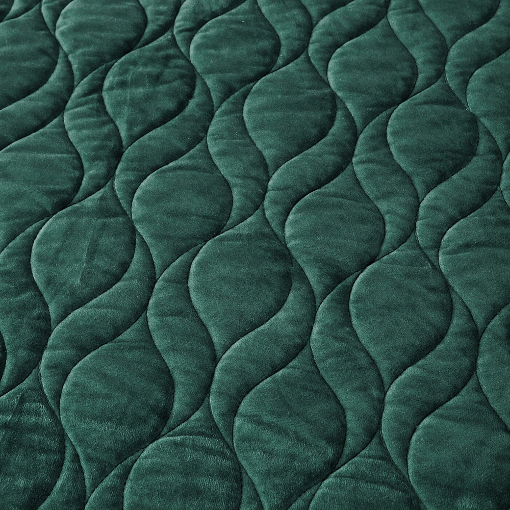 Покрывало 240x260 Sofi De MarkO Нобилис малахитовый зеленый