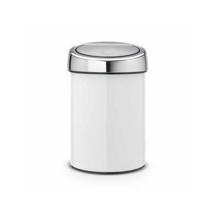 Ведро для мусора Brabantia Touch Bin белое 3л