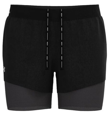 Женские теннисные шорты Under Armour IsoChill Run 2in1 Short M - Black