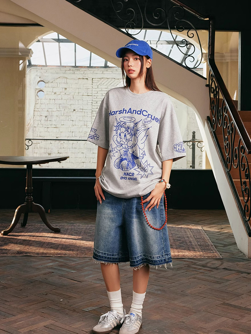 Футболка HARSHandCRUEL "Emo Angel" Oversized Tee