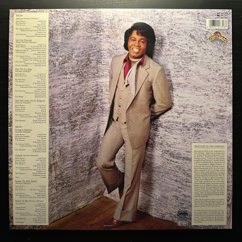James Brown - Gravity (Германия 1986г.)