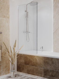 Ограждение на ванну WeltWasser  WW100 Арт. 100G1-90  10000001227 прямоугольная-ассиметричная